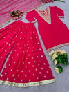 NSR 784 Faux Georgette With Embroidery Palazzo Readymade Suits Wholesale Online